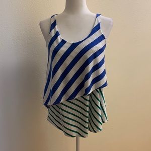 Faded Glory Asymmetrical  Tank Top Size M